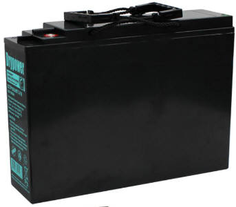 Drypower Front Terminal Standby Long Life AGM 12V 100Ah C20 FR