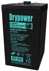 Drypower High Power Standby Long Life AGM 2V 425Ah C20 FR