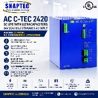 SNAPTEC CTEC-2420-8-AC400  to 24V 20A AC/DC UPS