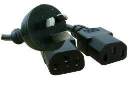 PC-SC-1X3PIN-AUS(M)-2X-C13(F)-2M