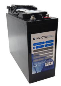 INVICTA Lithium Front Terminal Battery; 12V 50Ah M6 Bluetooth